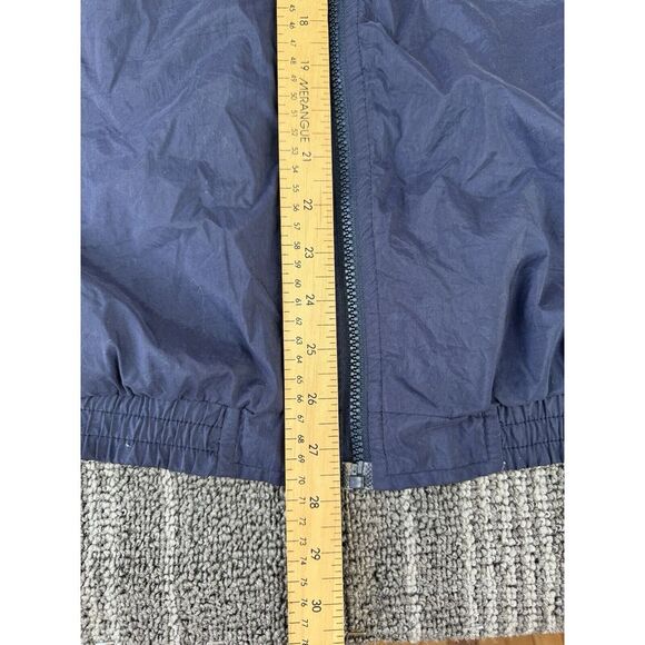 Reebok Jacket Mens XL Blue Track Jacket Vintage Rising Sun Windbreaker Full ZiP - Picture 8 of 12